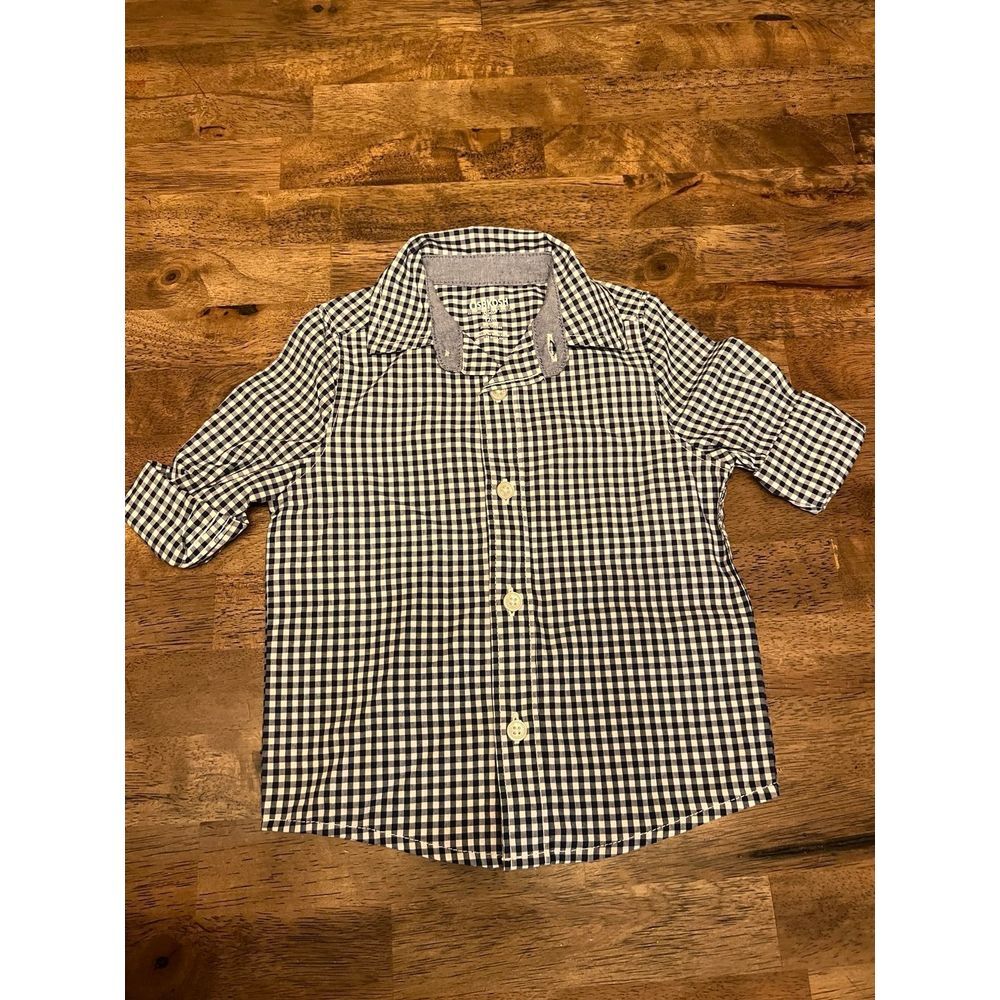 oshkosh 12 months button down kids shirt